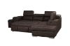 Picture of Test No Order - CASSIA Sectional Sofa/Sofa Bed with Storage & Ottoman (Brown)