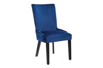 Picture of Test No Order - DALE Velvet Dining Chair (Blue)