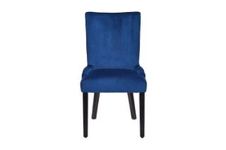 Picture of Test No Order - DALE Velvet Dining Chair (Blue) - Single