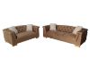 Picture of Test No Order - MALMO 3/2/1 Seater Velvet Sofa Range with Pillows (Cream)