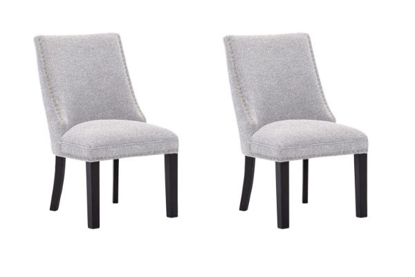 Picture of Test No Order - AMALA Dark Grey Dining Chair (Black Legs) -  2 Chairs in 1 Carton