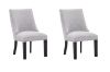 Picture of Test No Order - AMALA Light Grey Dining Chair (Black Legs)