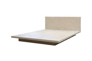 Picture of Test No Order - YUKI Japanese Low Height Bed Frame Set with Headboard - King Size