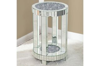 Picture of Test No Order - EVIE Silver Mirrored Flower Stand (3 Sizes) - 40x40x71.5