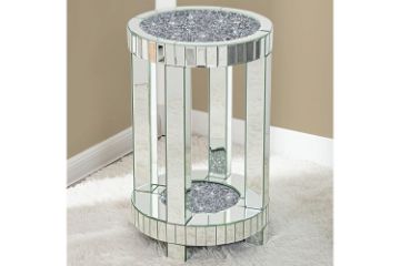 Picture of Test No Order - EVIE Silver Mirrored Flower Stand (3 Sizes) - 40x40x79.5