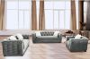 Picture of Test No Order - MALMO Velvet Sofa Range with Pillows (Grey) - 3 Seater