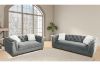 Picture of Test No Order - MALMO Velvet Sofa Range with Pillows (Grey) - 3 Seater