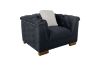 Picture of Test No Order - MALMO 3/2/1 Seater Velvet Sofa Range with Pillows (Black)