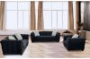 Picture of Test No Order - MALMO Velvet Sofa Range with Pillows (Black) - 1 Seater