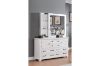 Picture of Test No Order - PURELAND Solid Pine Wood Dressing Table with Storage Mirror (White)