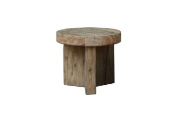 Picture of Test No Order - HECTOR 100%  Reclaimed Oak Wood Side Table (50cmx50cm)