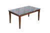 Picture of Test No Order - (FLOOR MODEL CLEARANCE) SOMMERFORD 163 Marble Top Dining Table (Black)