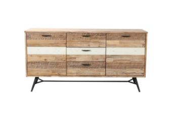 Picture of Test No Order - (FLOOR MODEL CLEARANCE) LEAMAN Solid Acacia Wood 1.6M Sideboard