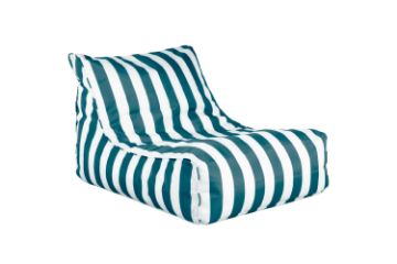 Picture of Test No Order - AIRYAURA Outdoor Bean Bag Lounger XL (White & Green)