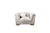 Picture of Test No Order - MALMO 3/2/1 Seater Velvet Sofa Range with Pillows (Beige)