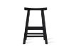 Picture of Test No Order - SADDLE Solid Elm Wood Bar Stool