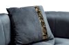 Picture of Test No Order - VEGAS 3/2/1 Seater Chesterfield Velvet Sofa Range (Grey)