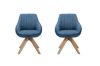 Picture of Test No Order - VENETIAN 360° Swivel Fabric Arm Chair (Blue) - 2 Chairs in 1 Carton