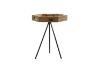 Picture of Test No Order - RUSSELL Hexagonal Reclaimed Pine Wood Tray Side Table