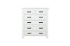 Picture of Test No Order - (FLOOR MODEL CLEARANCE) FRANCO Solid NZ Pinewood 6-Drawer Tallboy (White)