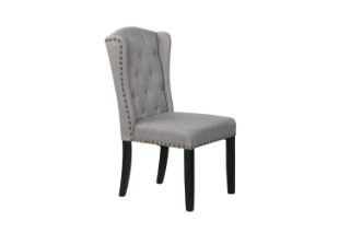 Picture of Test No Order - PROVENCE Fabric Dining Chair (Grey) - Single