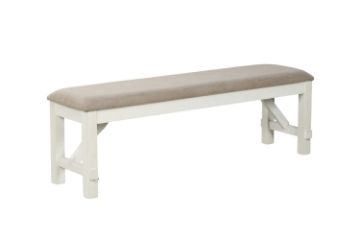 Picture of Test No Order - LINDOS 1.5M Dining Bench (White)