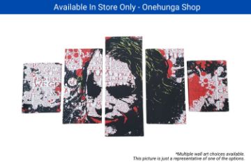 Picture of Test No Order - (ONEHUNGA SHOP CLEARANCE) 5-Panel Canvas Print Wooden Frame Wall Art