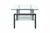 Picture of Test No Order - HORIZON Glass Coffee Table in 2 Sizes (Black Veneer)