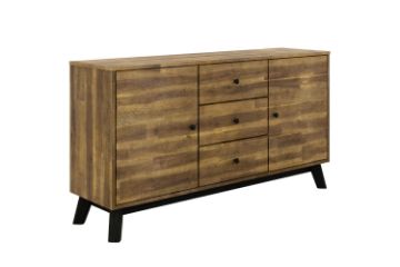 Picture of Test No Order - (FLOOR MODEL CLEARANCE)  CALLA Solid Acacia 2DR 3DRW Sideboard/Buffet