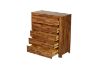 Picture of Test No Order - (FLOOR MODEL CLEARANCE) MALAGA 6-Drawer Tallboy (Brown)