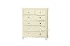 Picture of Test No Order - (FLOOR MODEL CLEARANCE) ELIZABETH 6-Drawer Tallboy (Cream) 