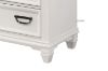 Picture of Test No Order - (FLOOR MODEL CLEARANCE) CHARLES Bedside Table (White & Grey)