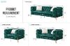 Picture of Test No Order - VIGO 3/2/1 Seater Chesterfield Velvet Tufted Sofa Range (Emerald Green)