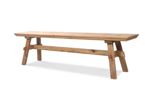 Picture of Test No Order - SHEETA 100% Reclaimed Pine Wood Dining Bench (180cmx35cm)