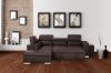 Picture of Test No Order - CASSIA Sectional Sofa/Sofa Bed with Storage & Ottoman (Brown)