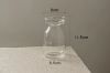 Picture of Test No Order - CONICAL Colourful Glass Vase - Transparent