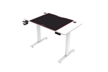 Picture of Test No Order - MATRIX 120 Electric Height Adjustable Desk with Jumbo Mouse Pad (White)