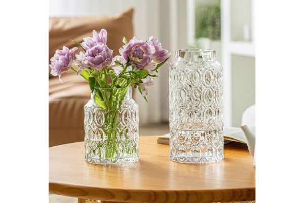 Picture of Test No Order - ERLENMEYER Short/Tall Transparent Glass Vase 