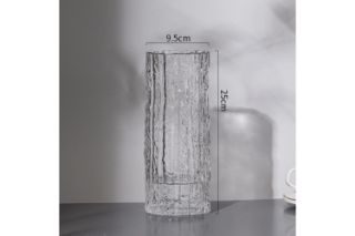 Picture of Test No Order - GLACIER-SHAPED Glass Vase (Transparent) - Short