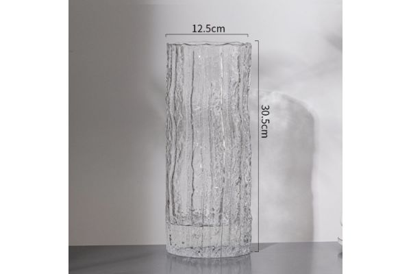 Picture of Test No Order - GLACIER-SHAPED Glass Vase (Transparent) - Tall	