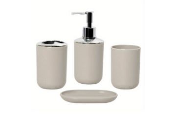 Picture of Test No Order - HOUSEHOLD Bathroom Accessories (Beige) - 4-Piece Set