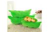 Picture of Test No Order - LOVELY PEA POD SHAPE H70 Plush Bean Bag with 3 Smiling Beans Soft Pillow 