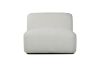 Picture of Test No Order - SUMMIT Fabric Modular Corner Sofa (White) - Armless Seat