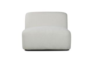 Picture of Test No Order - SUMMIT Fabric Modular Corner Sofa (White) - Armless Seat