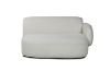 Picture of Test No Order - SUMMIT Fabric Modular Corner Sofa (White) - Chaise Seat with Right Hand Facing Arm