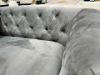 Picture of Test No Order - MALMO 3/2/1 Seater Velvet Sofa Range with Pillows (Grey)