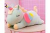 Picture of Test No Order - CUTE RAINBOW Big/Small with Winged Unicorn Cushion  (Pink/White/Green)