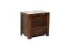 Picture of Test No Order - MALAGA 2 Drawer Bedside Table (Walnut) 