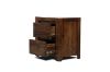 Picture of Test No Order - MALAGA 2 Drawer Bedside Table (Walnut) 