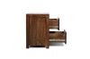 Picture of Test No Order - MALAGA 2 Drawer Bedside Table (Walnut) 